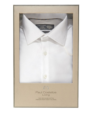 Paul Costelloe Living Box Sea Island Cotton Shirt